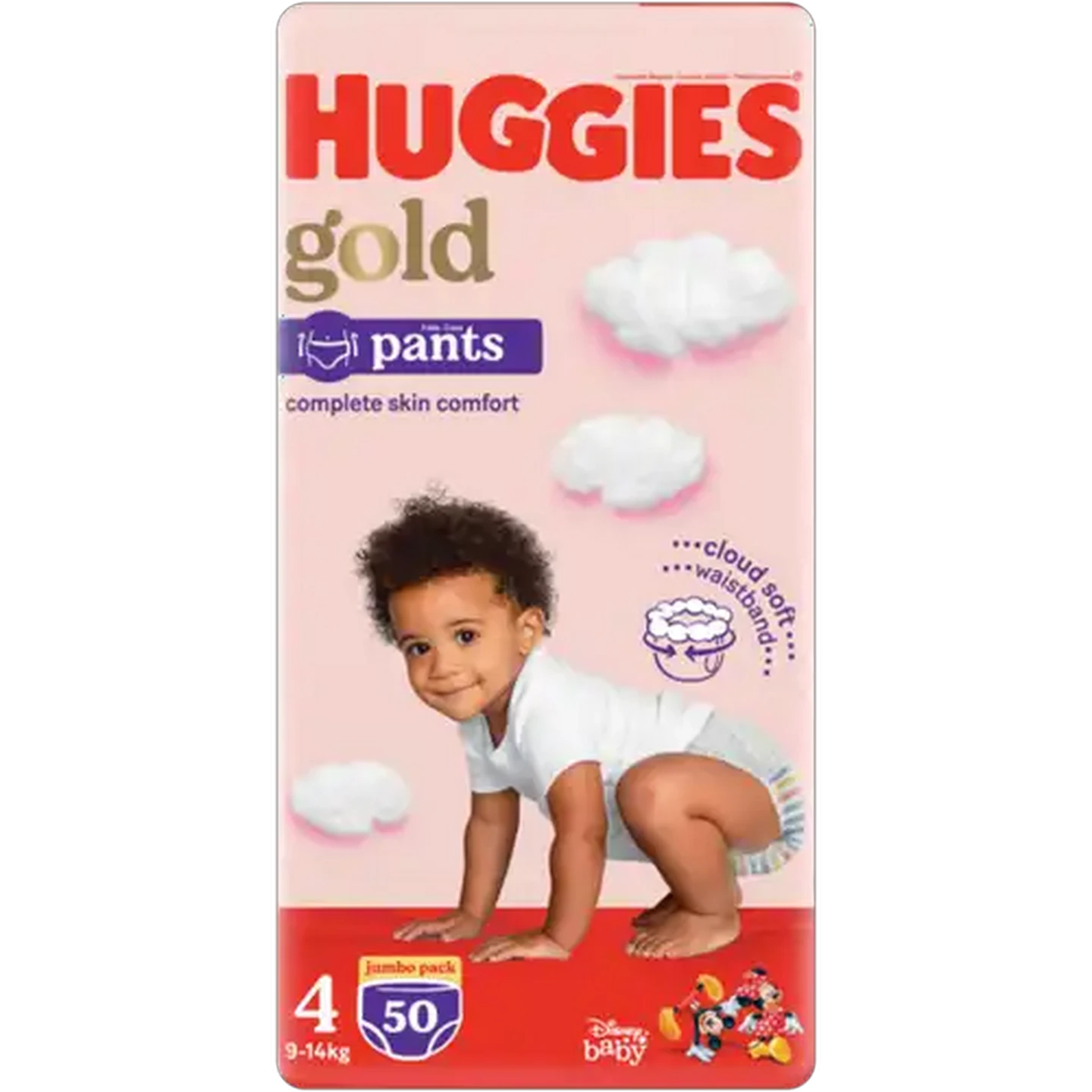 Image of Huggies Gold Size 4 Jumbo Diaper Pants 50 Pack