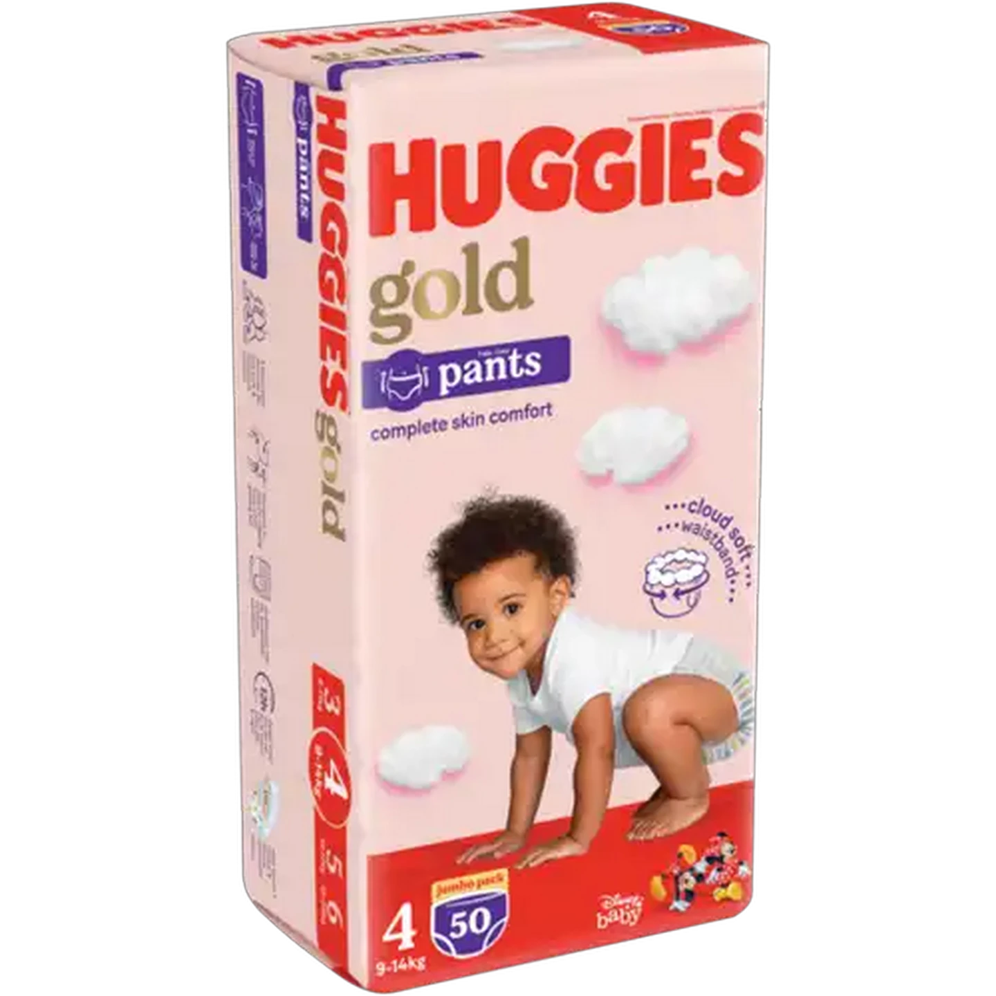 Image of Huggies Gold Size 4 Jumbo Diaper Pants 50 Pack