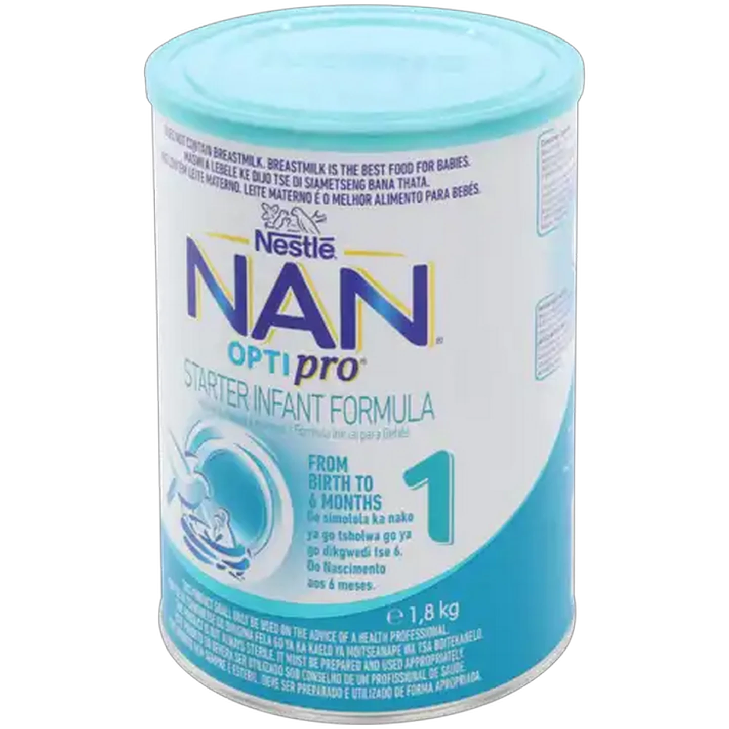 Image of NAN OPTIpro Stage 1 0-6 Months Starter Infant Formula 1.8kg