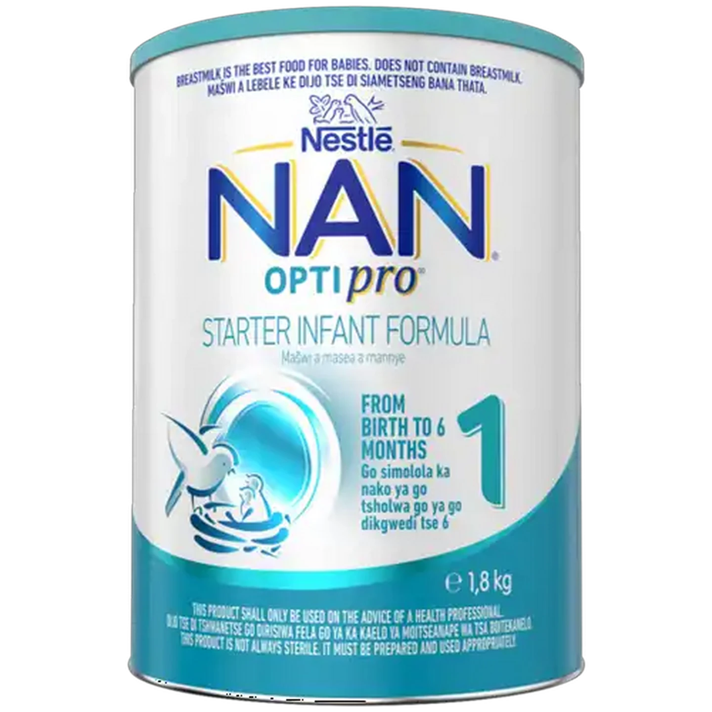 Image of NAN OPTIpro Stage 1 0-6 Months Starter Infant Formula 1.8kg
