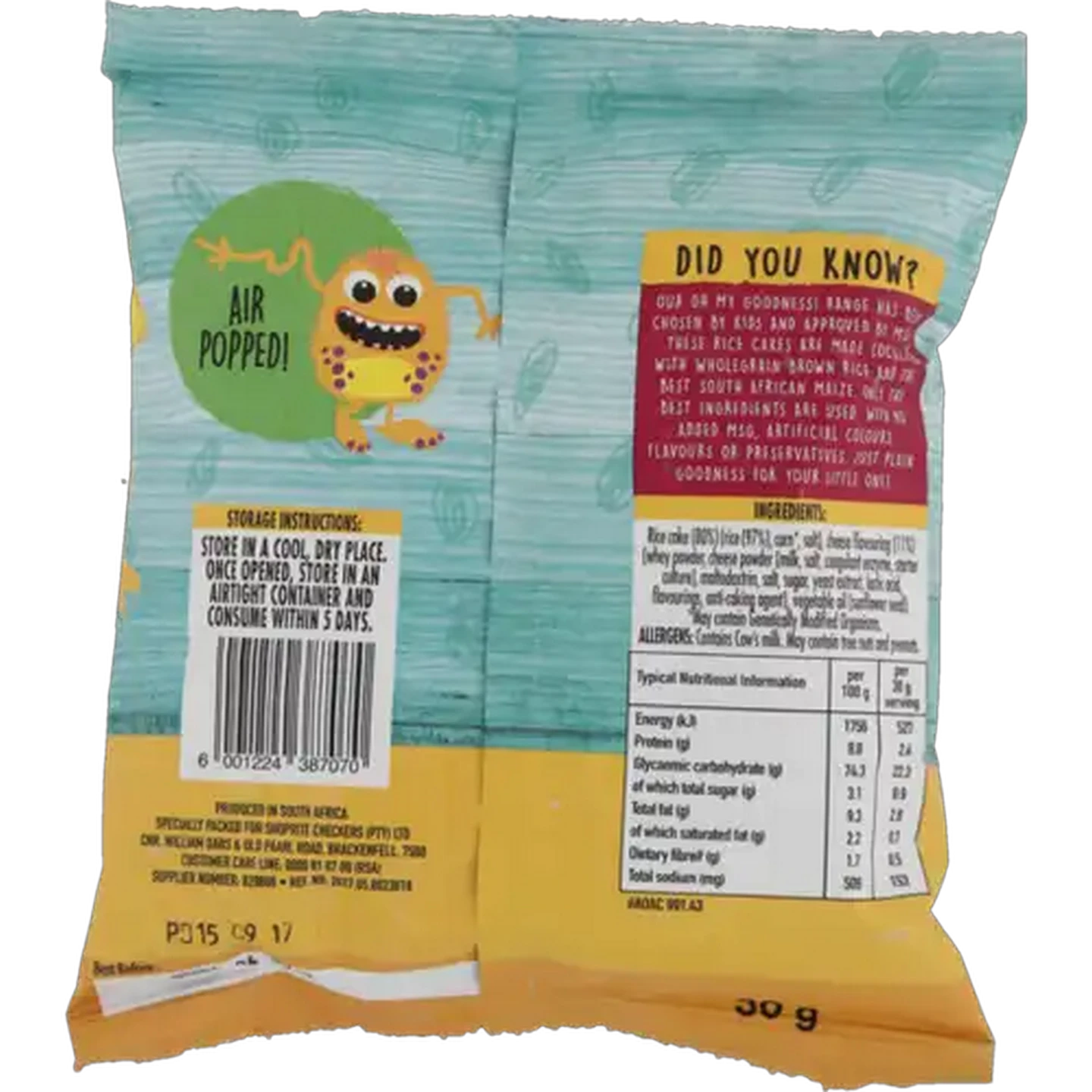 Image of Oh My Goodness! Mini Cheese Rice Cakes 30g