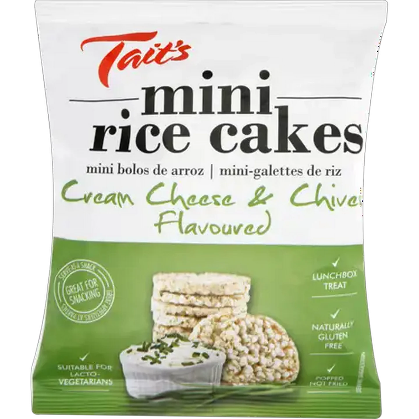 Image of Tait's Cream Cheese & Chives Rice Cakes 30g