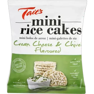Tait's Cream Cheese & Chives Rice Cakes 30g
