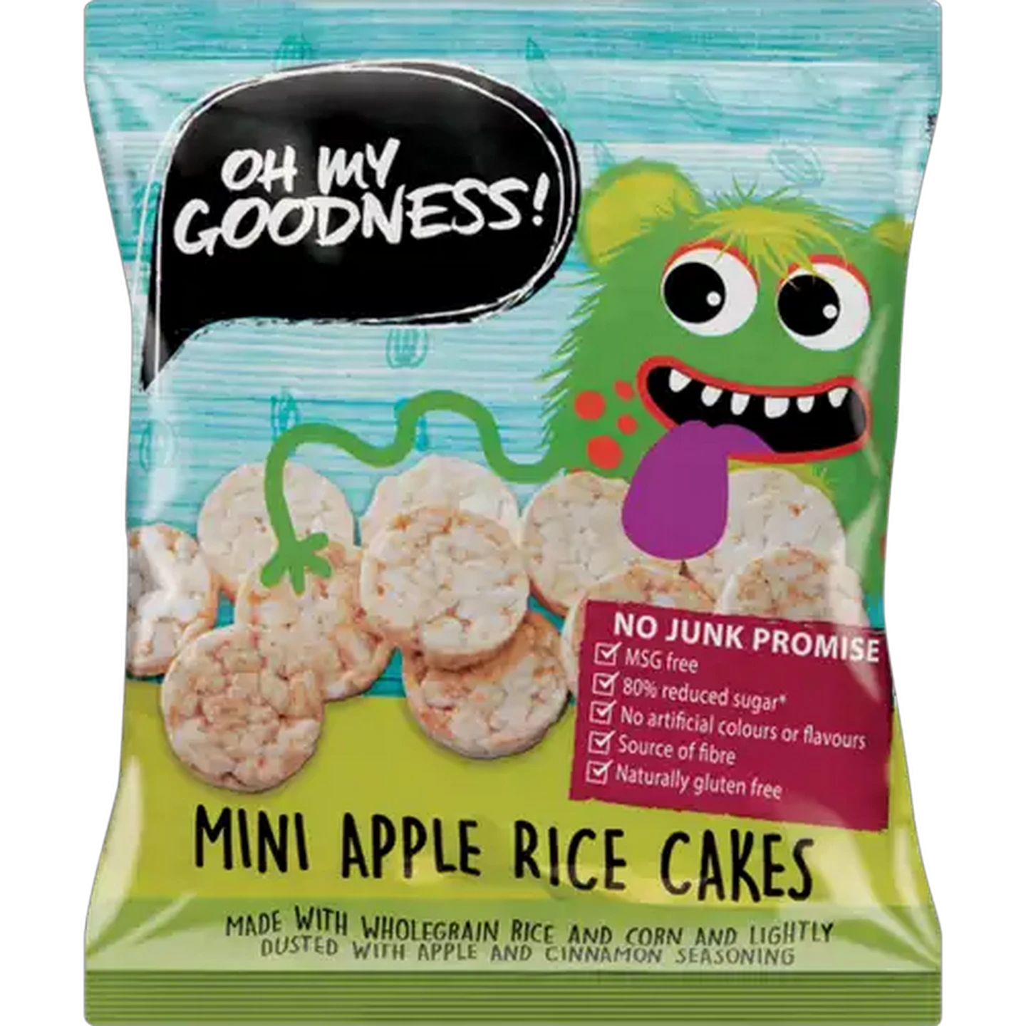 Image of Oh My Goodness! Mini Apple & Cinnamon Rice Cakes 30g
