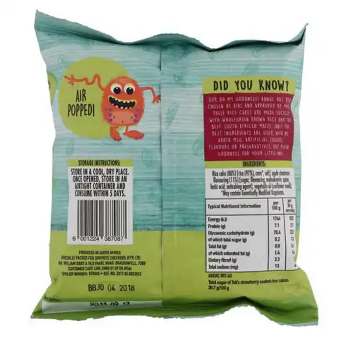 Image of Oh My Goodness! Mini Apple & Cinnamon Rice Cakes 30g