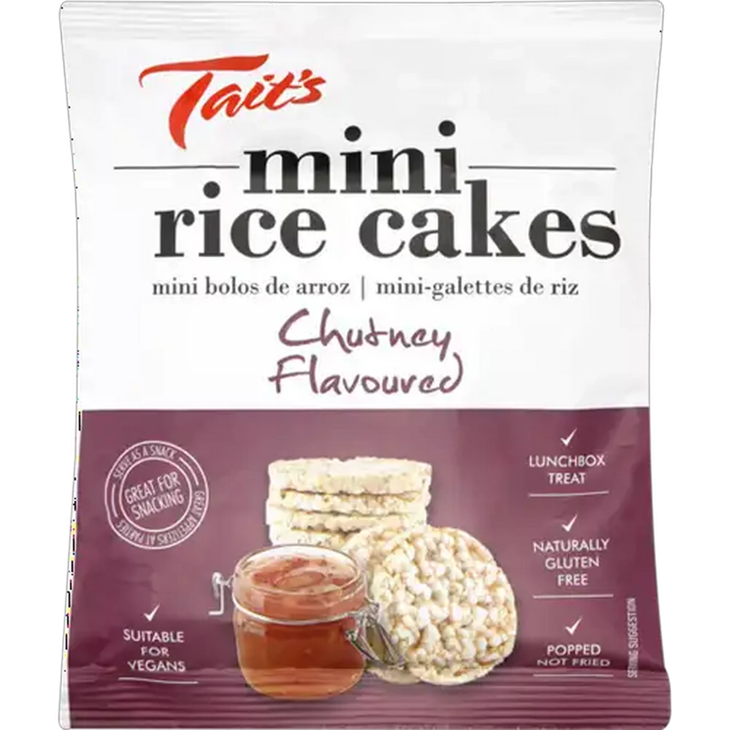 Image of Tait's Chutney Rice Cakes 30g