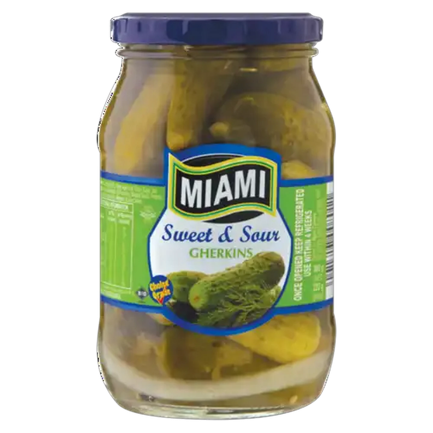 Image of Miami Sweet & Sour Cocktail Gherkins 380g