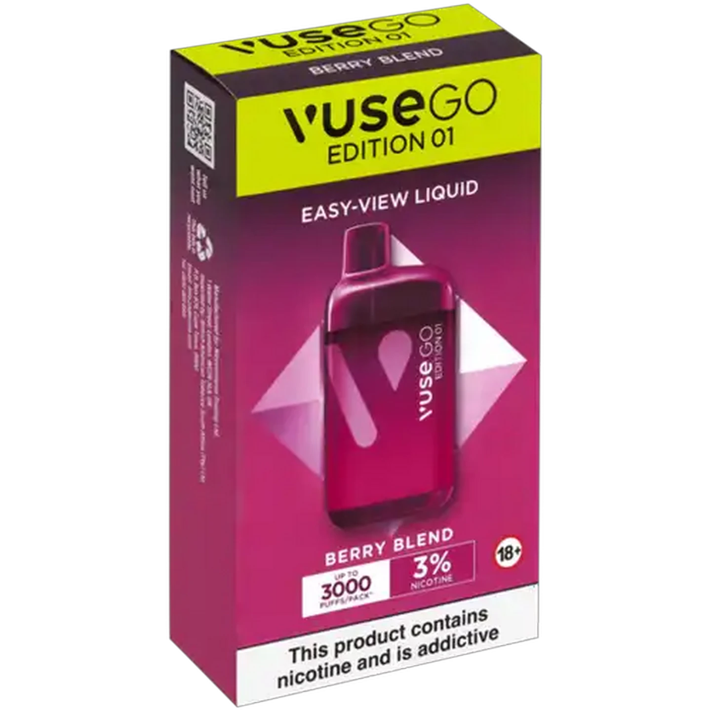 Image of Vuse Go Edition 01 Purple Berry Blend 3% Disposable Vape 8ml (Non-Refundable. Non-Returnable.)