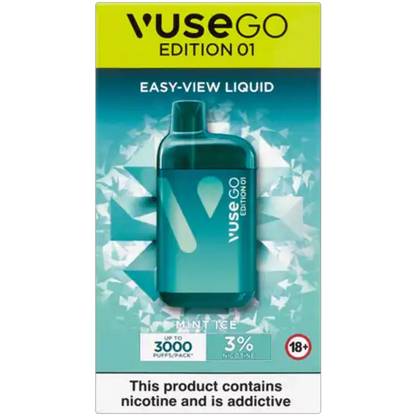 Image of Vuse Go Edition 01 Mint Ice 3% Disposable Vape 8ml (Non-Refundable. Non-Returnable.)