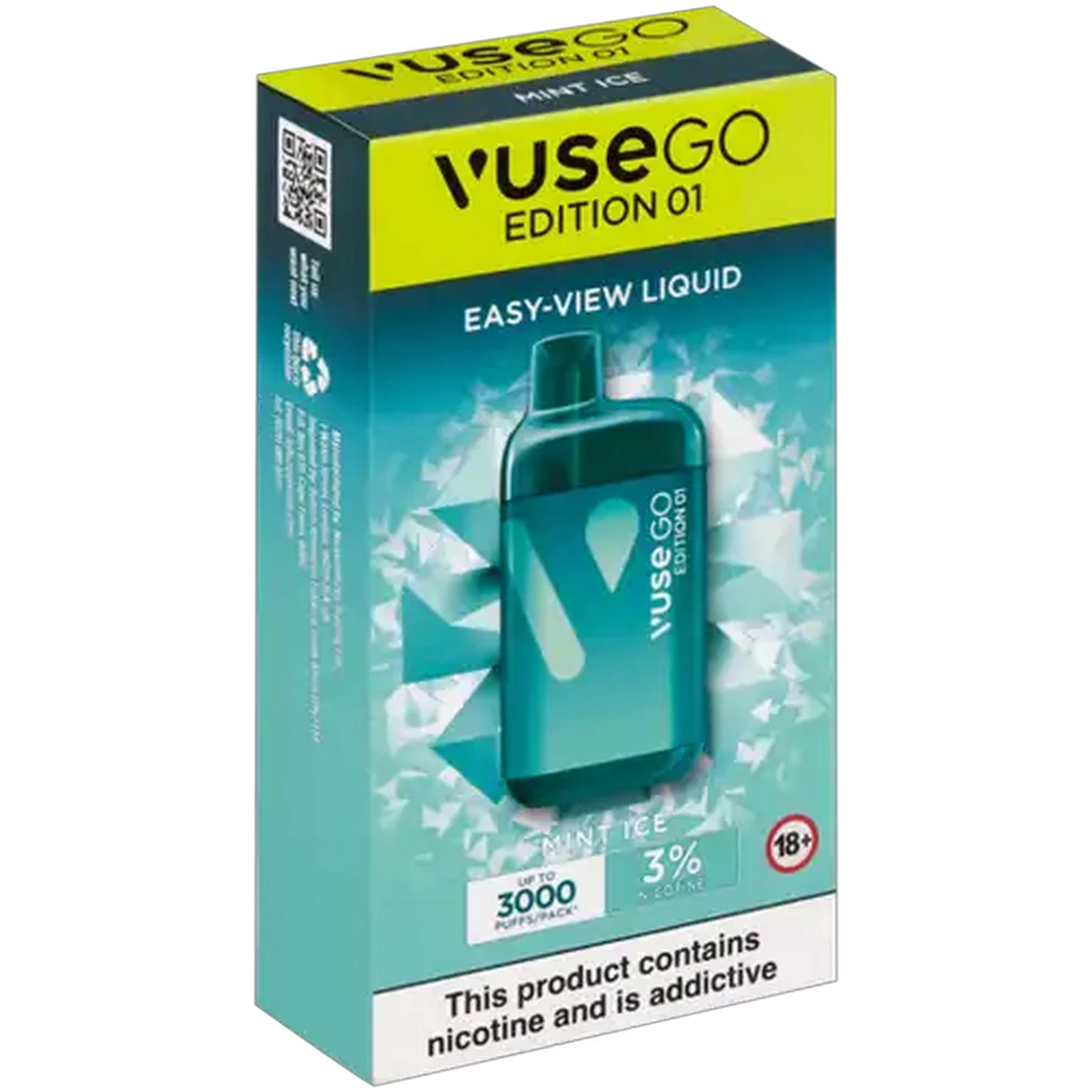 Image of Vuse Go Edition 01 Mint Ice 3% Disposable Vape 8ml (Non-Refundable. Non-Returnable.)