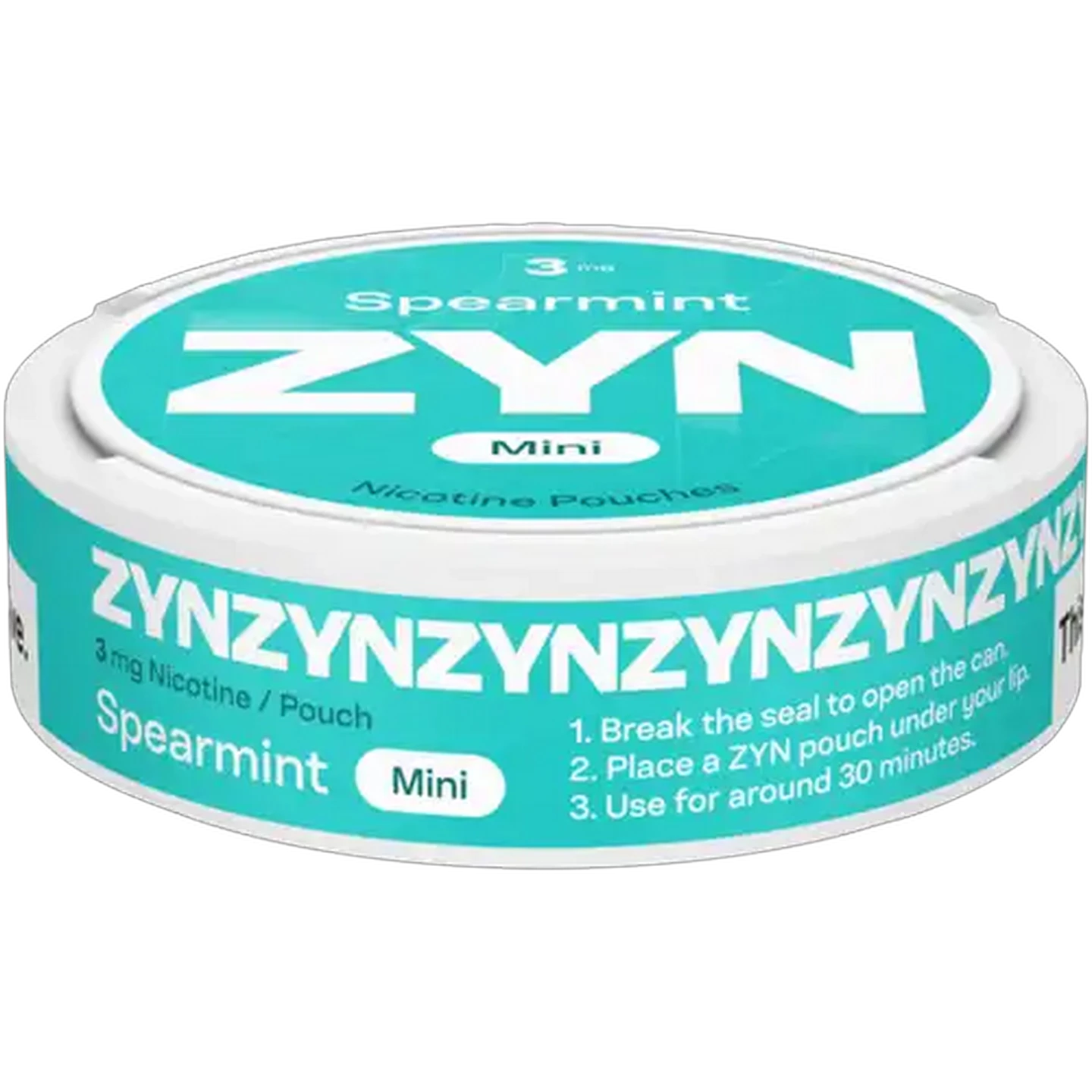 Image of ZYN Spearmint 3mg Mini Nicotine Pouches