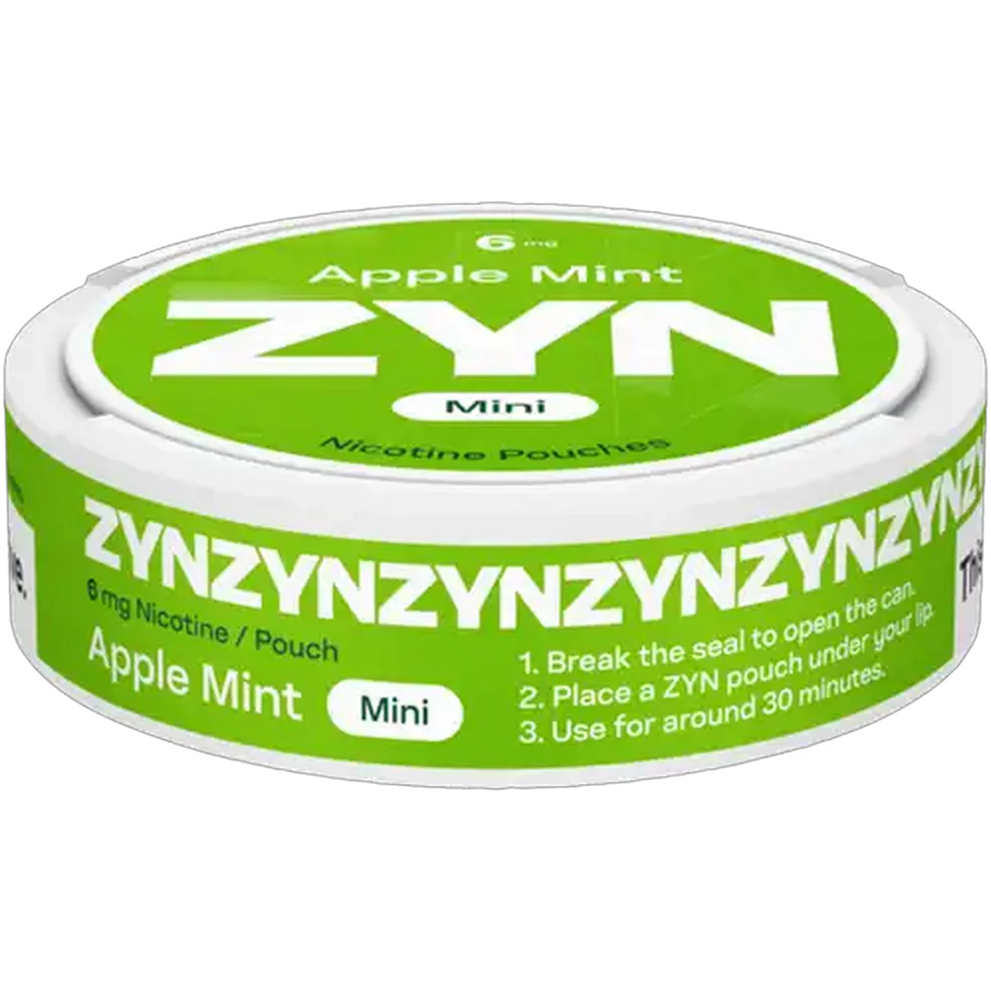Image of ZYN Apple Mint 6mg Mini Nicotine Pouches (Non-Refundable. Non-Returnable.)
