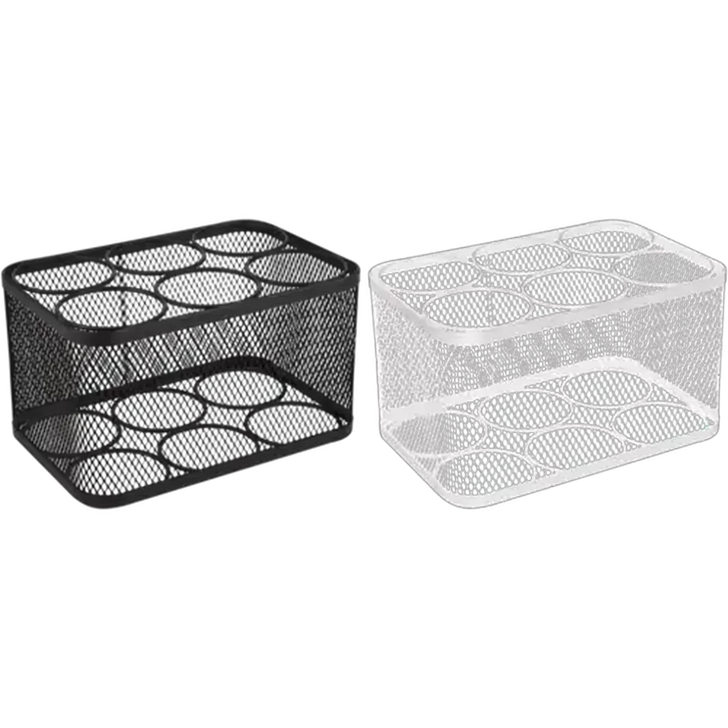 Image of Iron Mesh 6 Bottle Wine Rack (Colour May Vary)