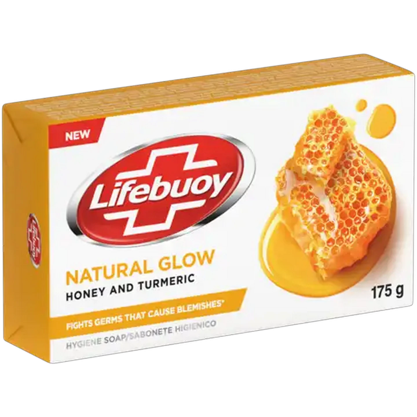 Image of Lifebuoy Natural Glow Honey and Turmeric Hygiene Soap 175g