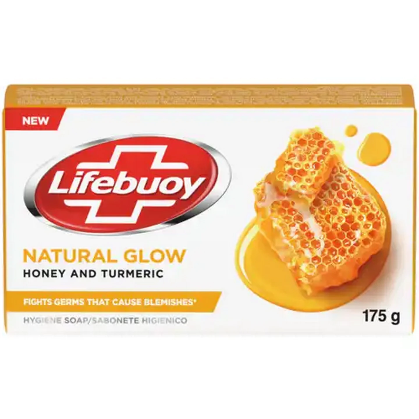 Image of Lifebuoy Natural Glow Honey and Turmeric Hygiene Soap 175g