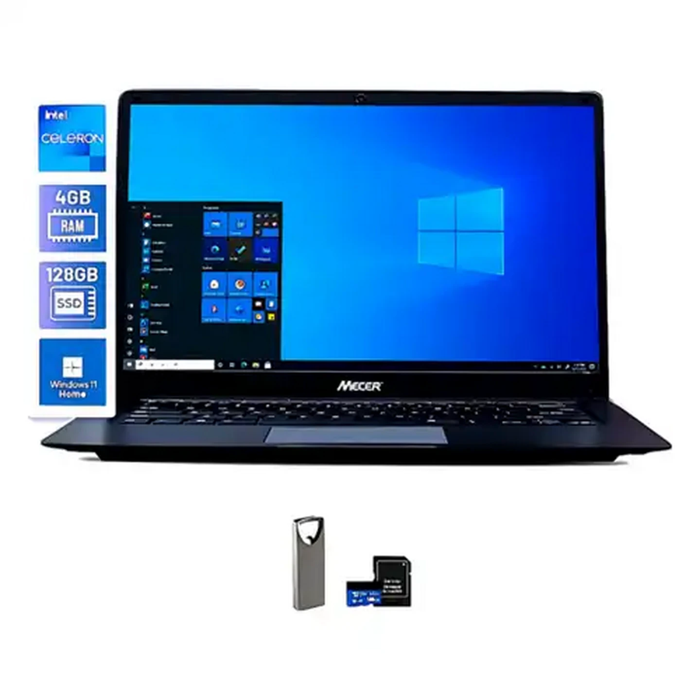 Image of Mecer Intel Celeron Notebook 128GB 4GB RAM