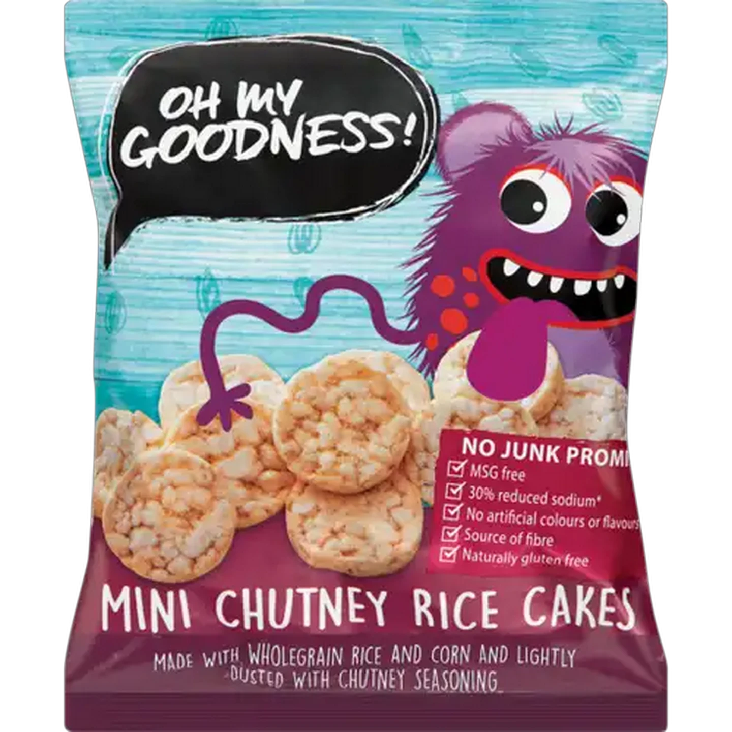 Image of Oh My Goodness! Mini Chutney Rice Cakes 30g
