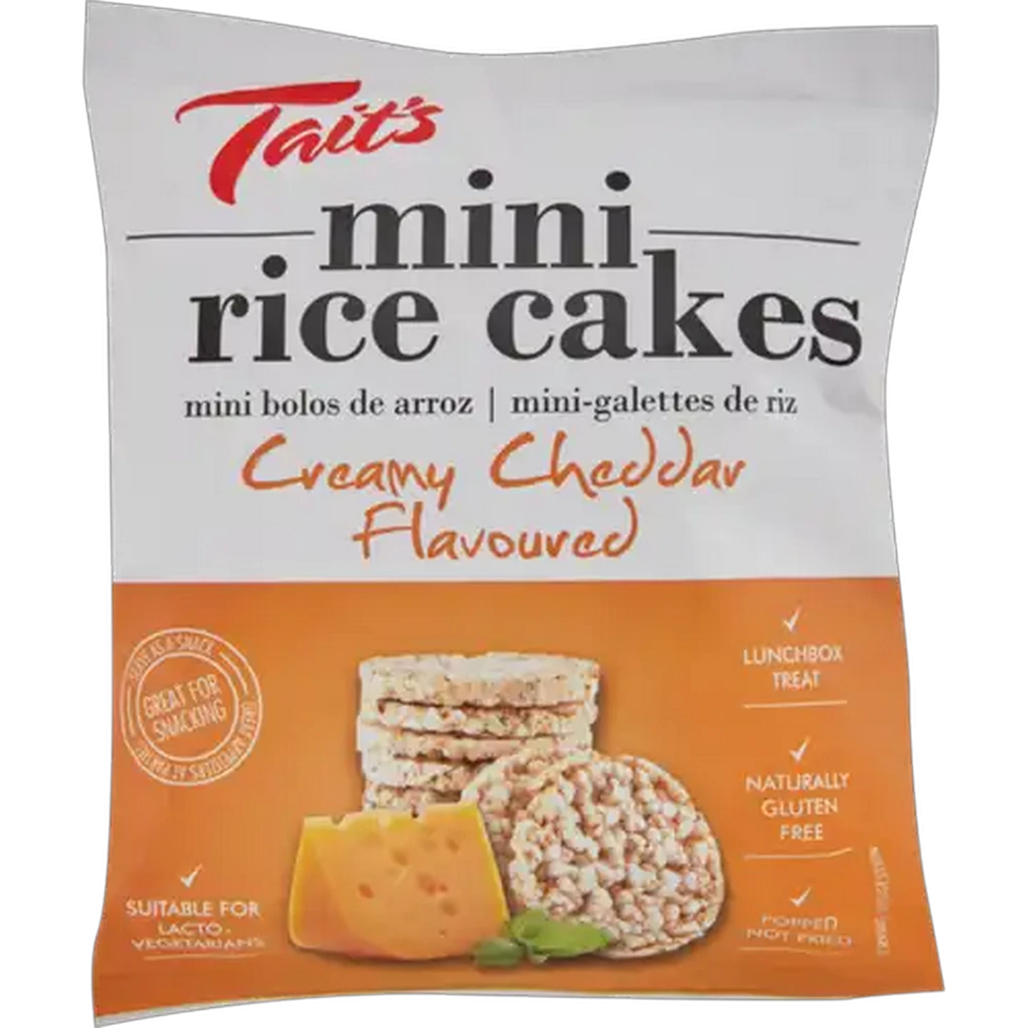 Image of Tait's Cream Cheddar Rice Cakes 30g