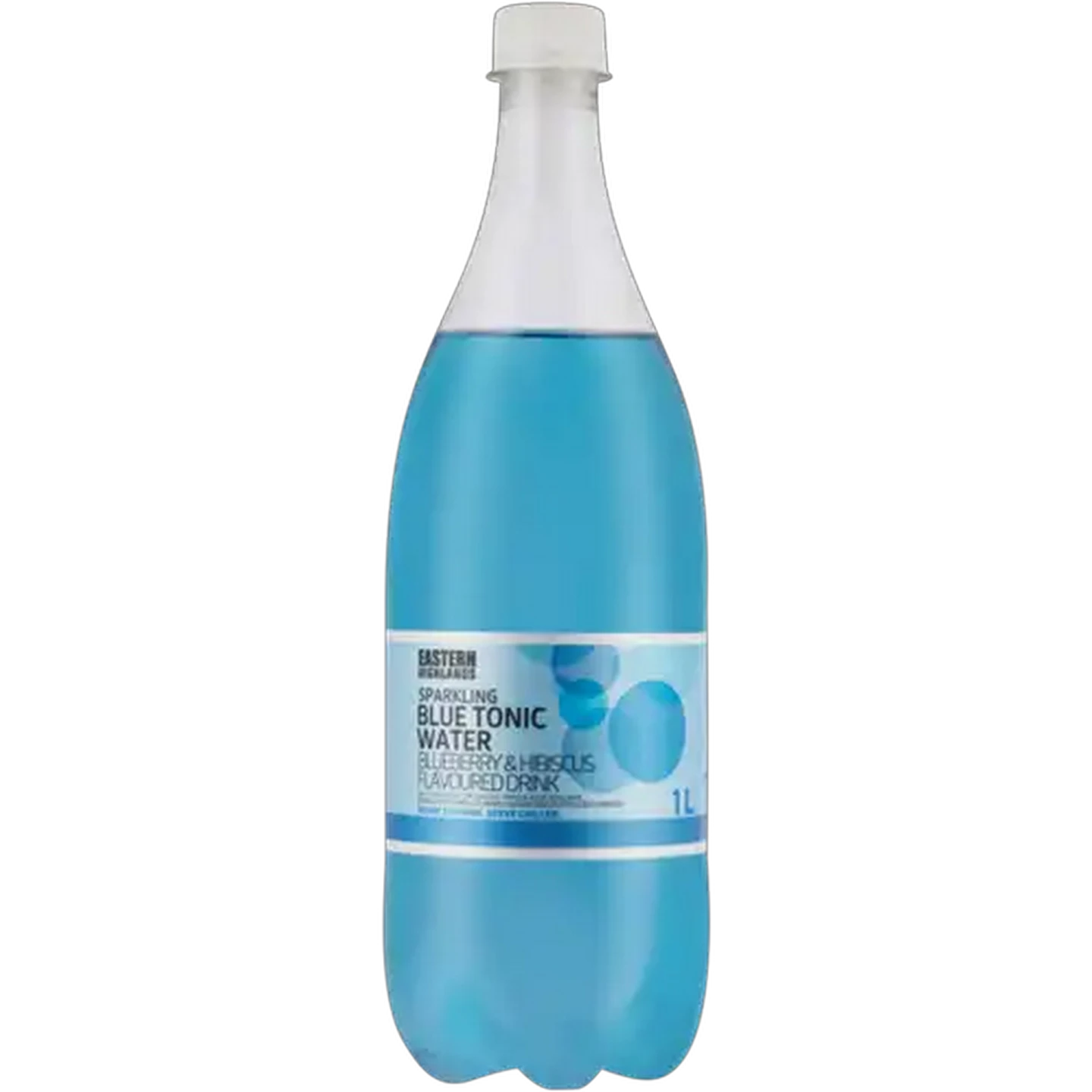 Image of Eastern Highlands Blueberry & Hibiscus Flavoured Sparkling Blue Tonic Water Bottle 1L