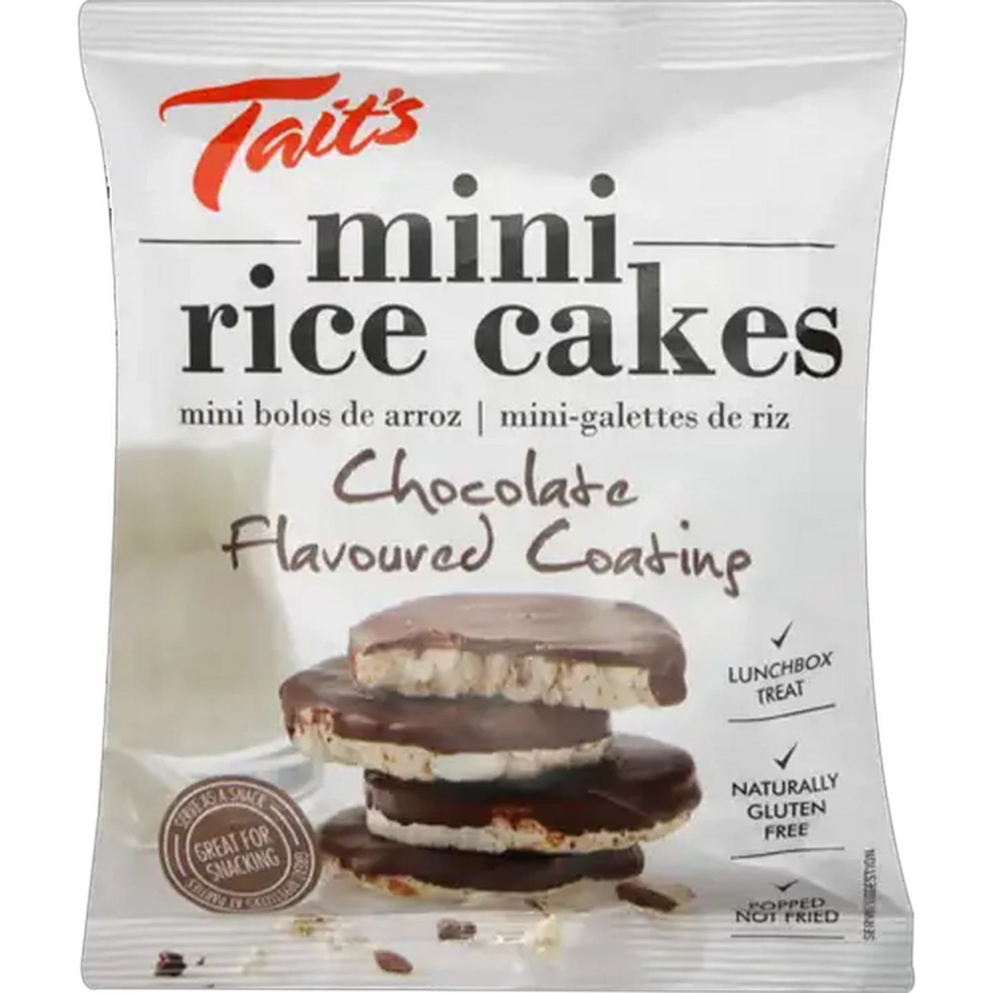 Image of Tait's Chocolate Rice Cakes 65g