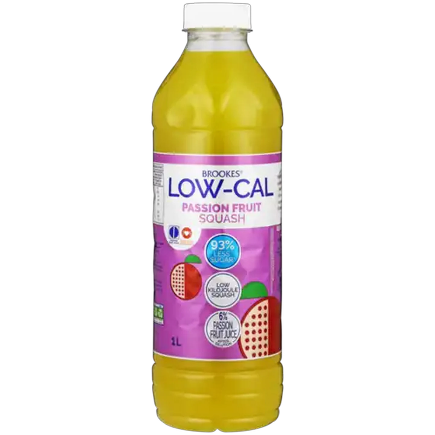 Image of Brookes Low-Cal Passion Fruit Squash 1L