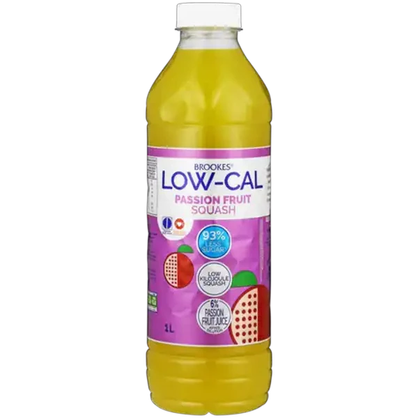 Brookes Low-Cal Passion Fruit Squash 1L
