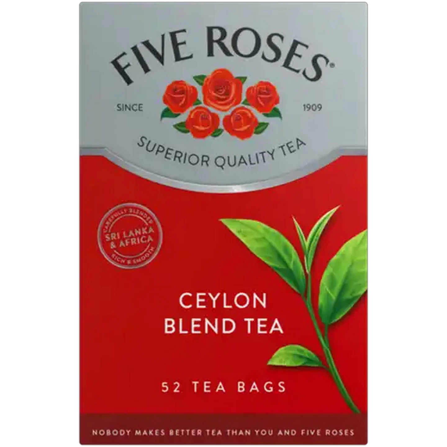 Image of Five Roses Ceylon Blend Tea Bags 52 Pack