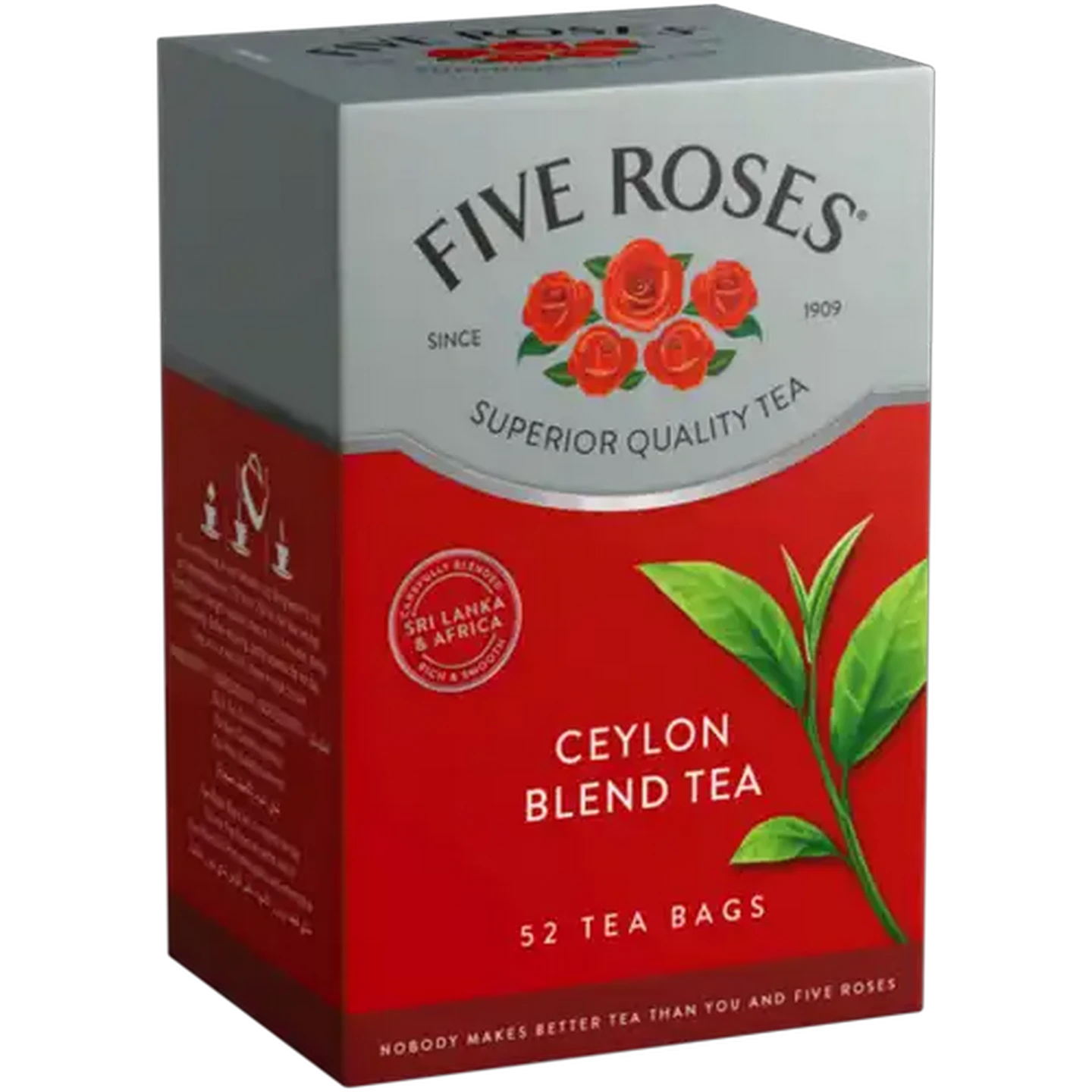 Image of Five Roses Ceylon Blend Tea Bags 52 Pack