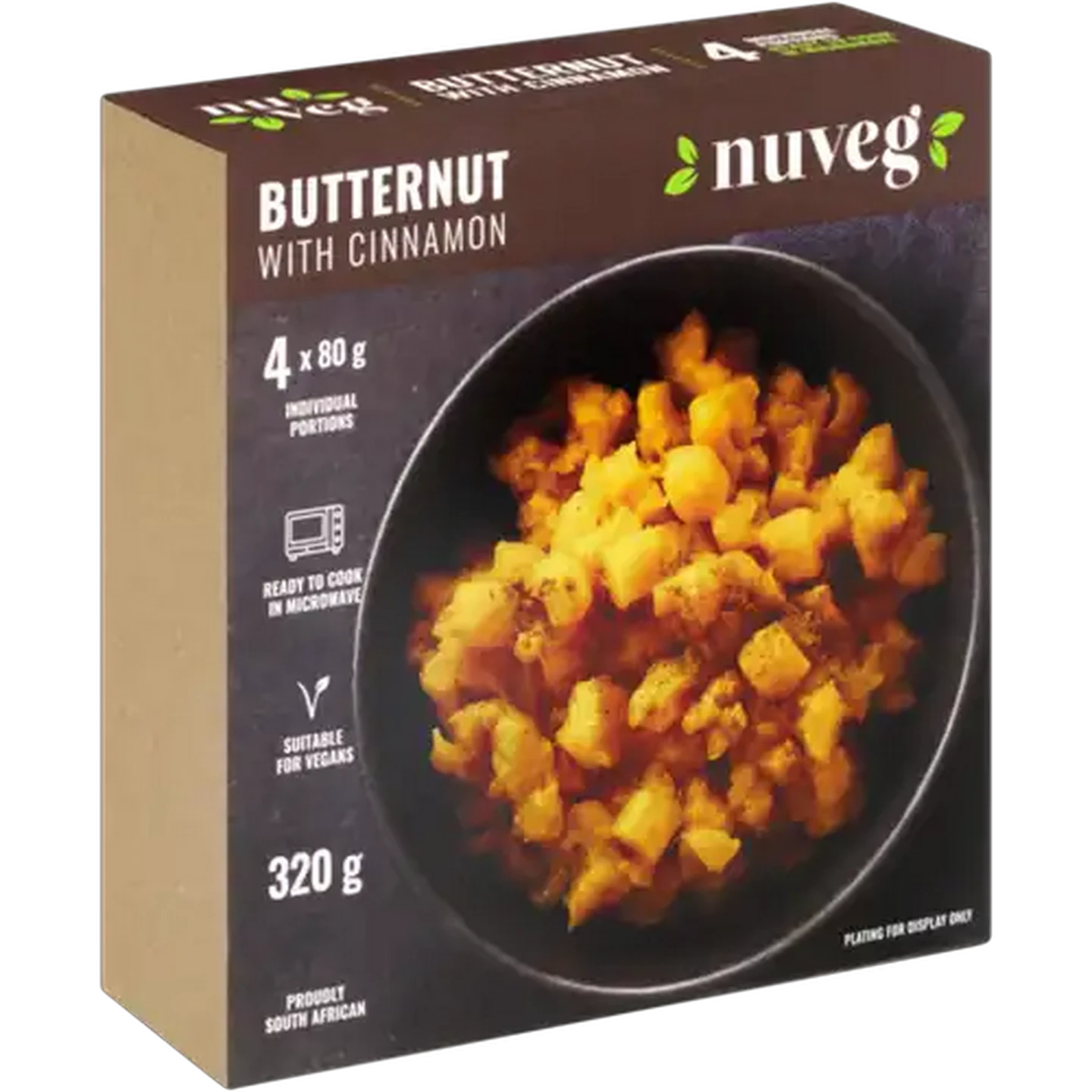 Image of Nuveg Frozen Butternut with Cinnamon 320g