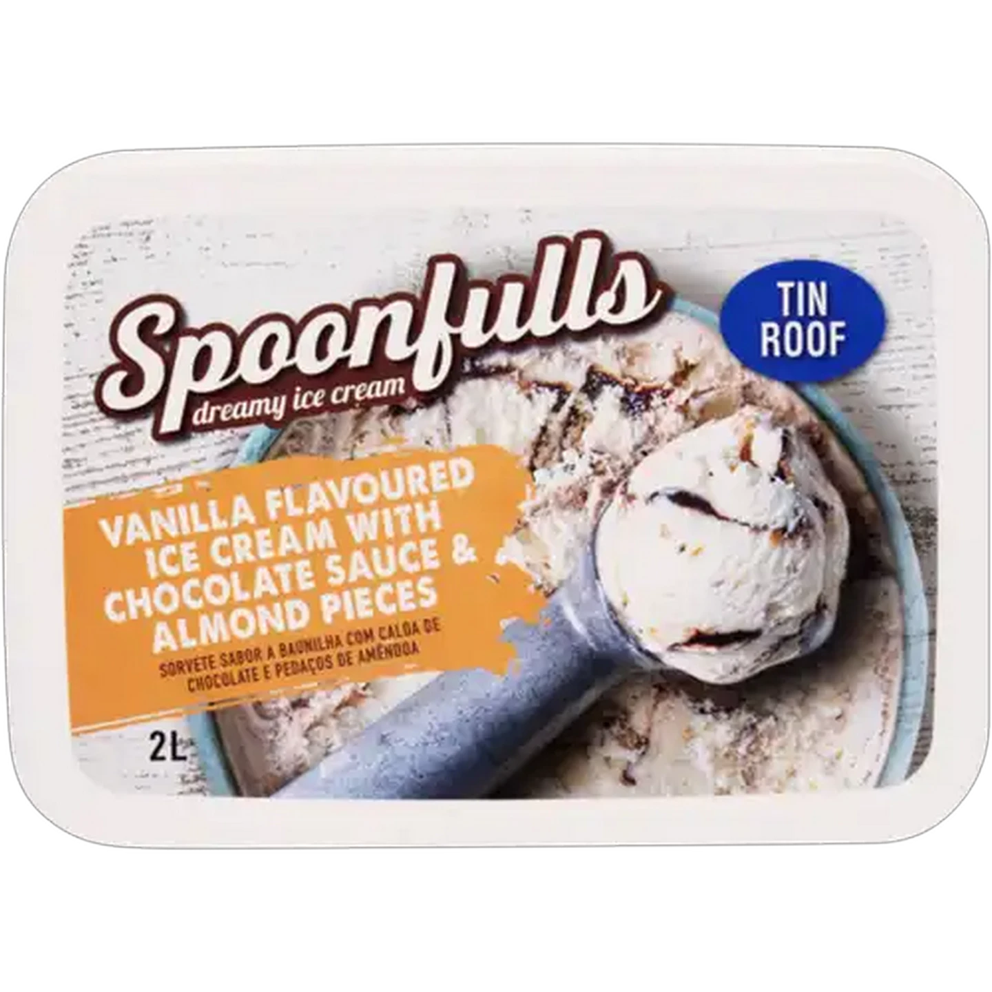Image of Spoonfulls Tin Roof Ice Cream 2L