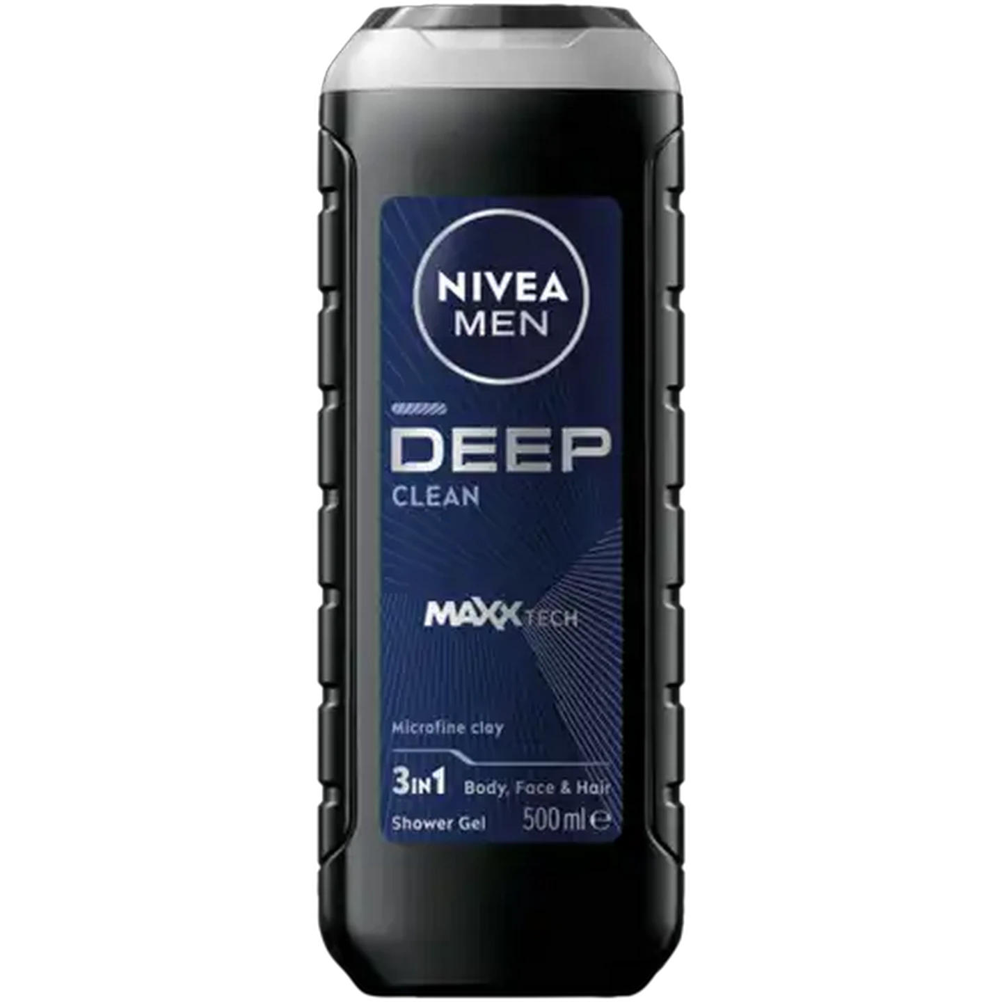 Image of NIVEA MEN DEEP Clean 3-in-1 Shower Gel 500ml