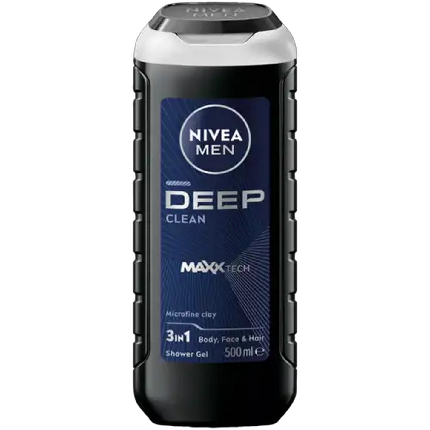 Image of NIVEA MEN DEEP Clean 3-in-1 Shower Gel 500ml