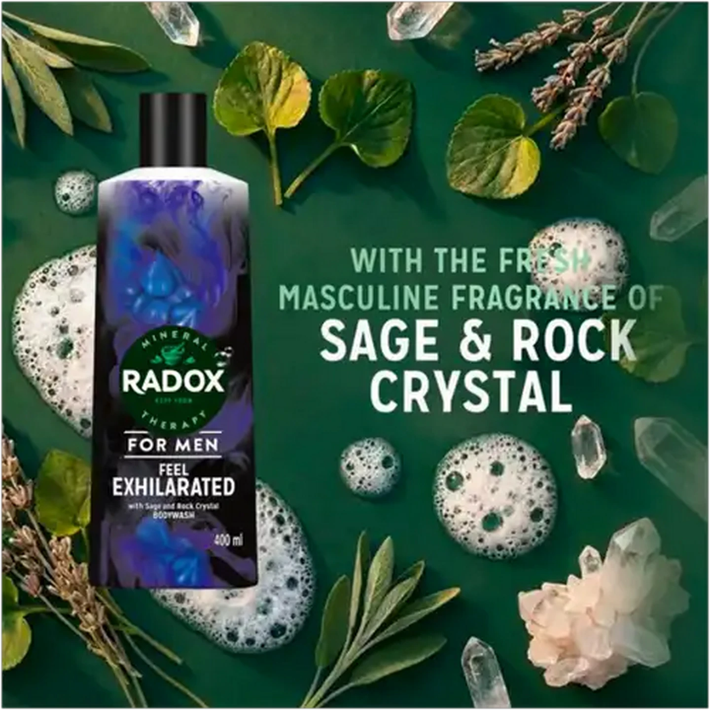 Image of Radox Men Feel Exhilarated Body Wash 400ml