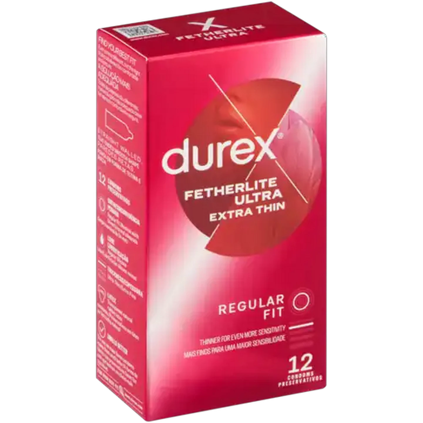 Image of Durex Fetherlite Ultra Regular Fit Condoms 12-Pack