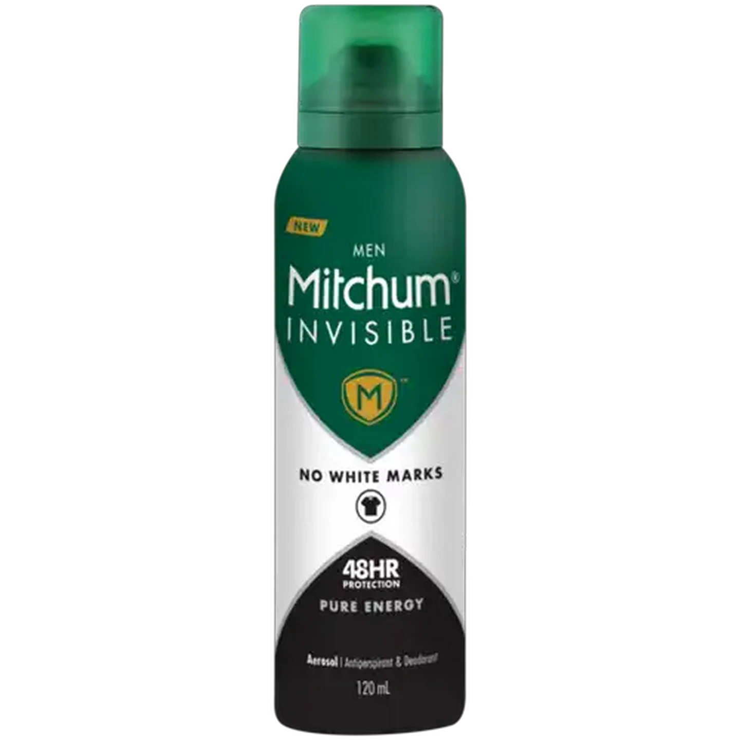 Image of Mitchum Invisible Mens Body Spray Deodorant 120ml