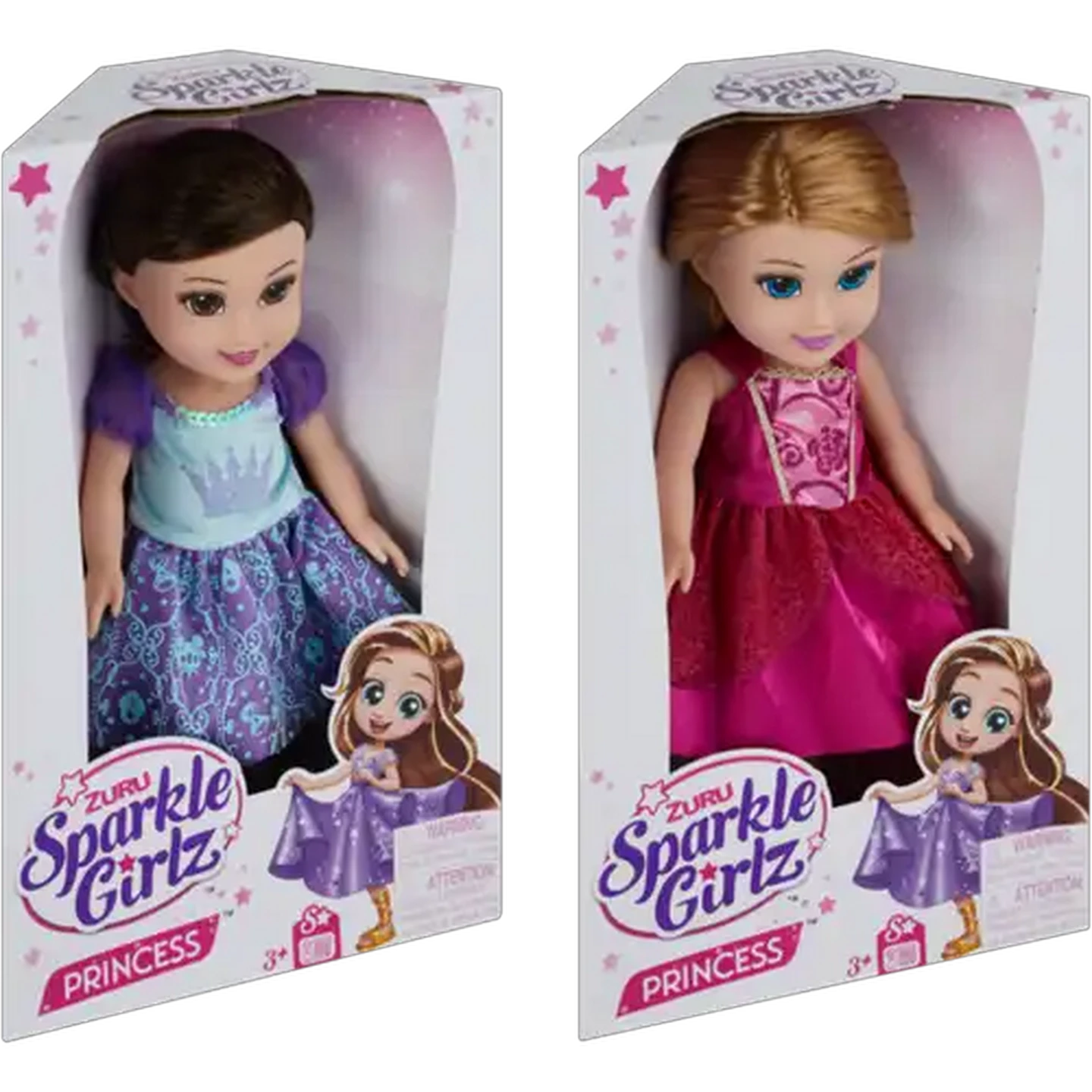 Image of Sparkle Girlz Princess Doll 33cm (Type May Vary)