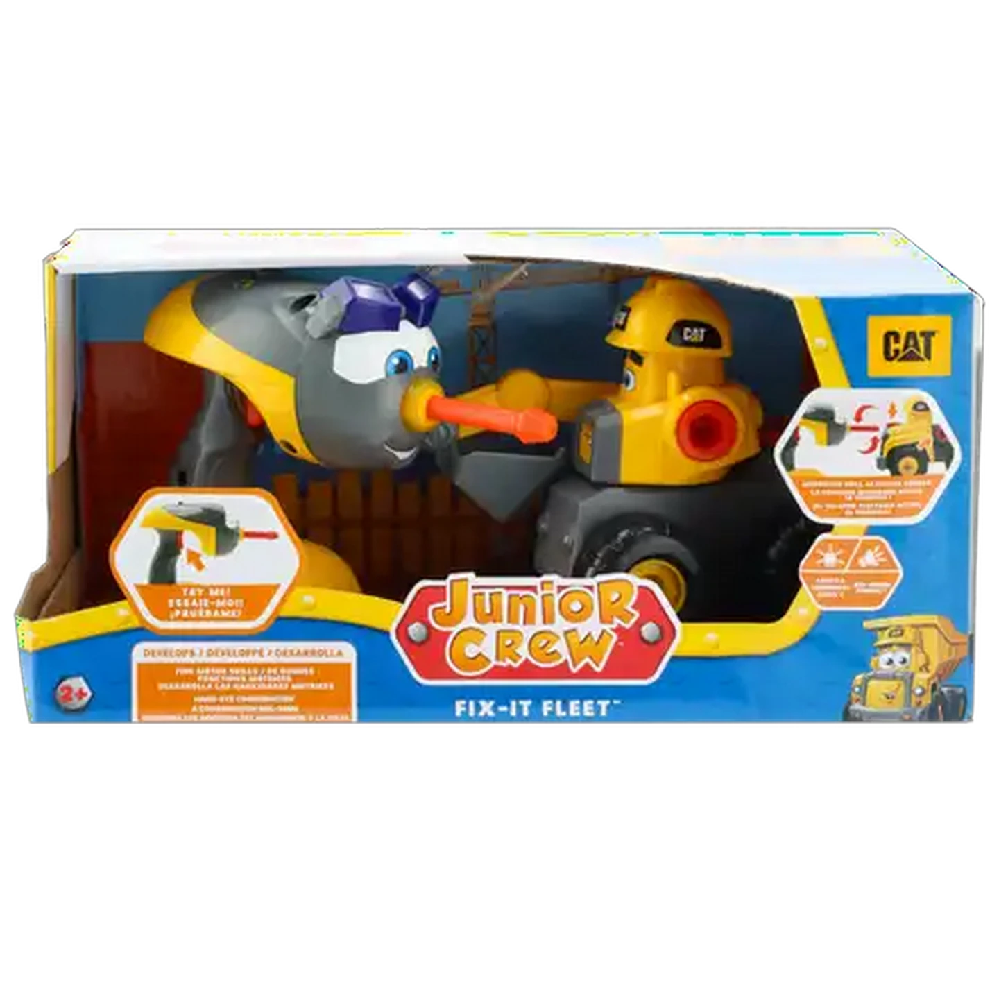 Image of Caterpillar Junior Crew Fix It Fleet (Type May Vary)