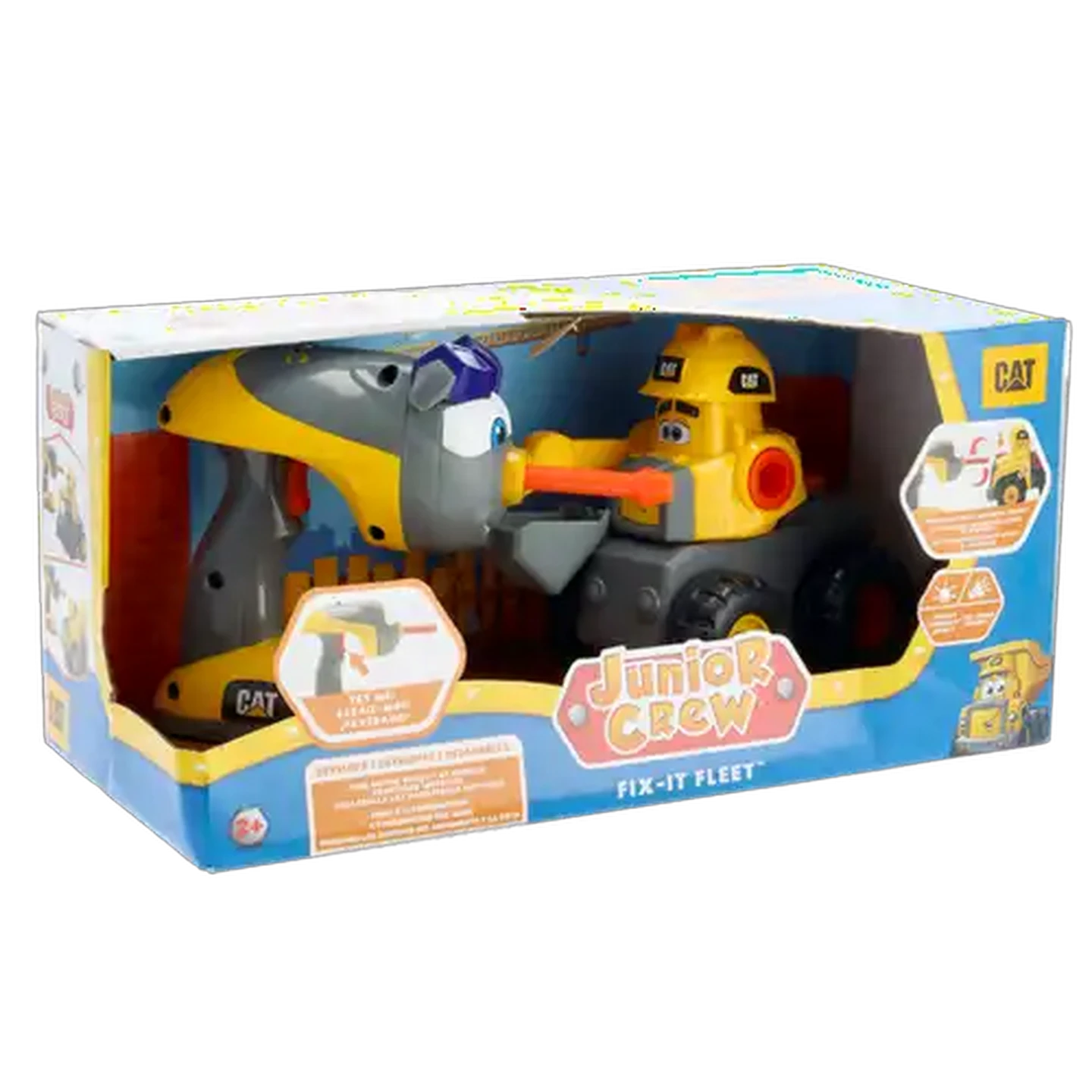 Image of Caterpillar Junior Crew Fix It Fleet (Type May Vary)