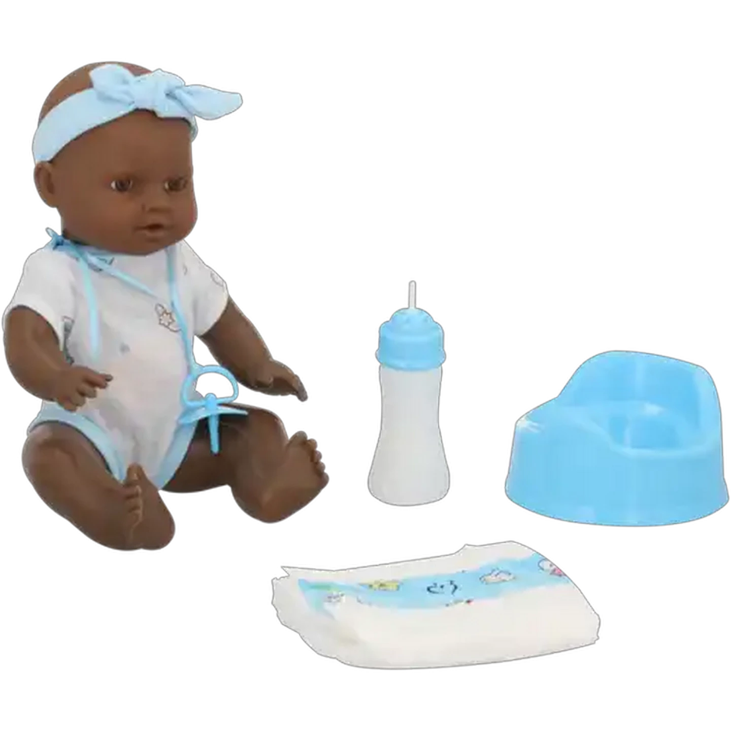 Image of Cuddly Baby Little Palesa Doll 5 Piece (Type May Vary)