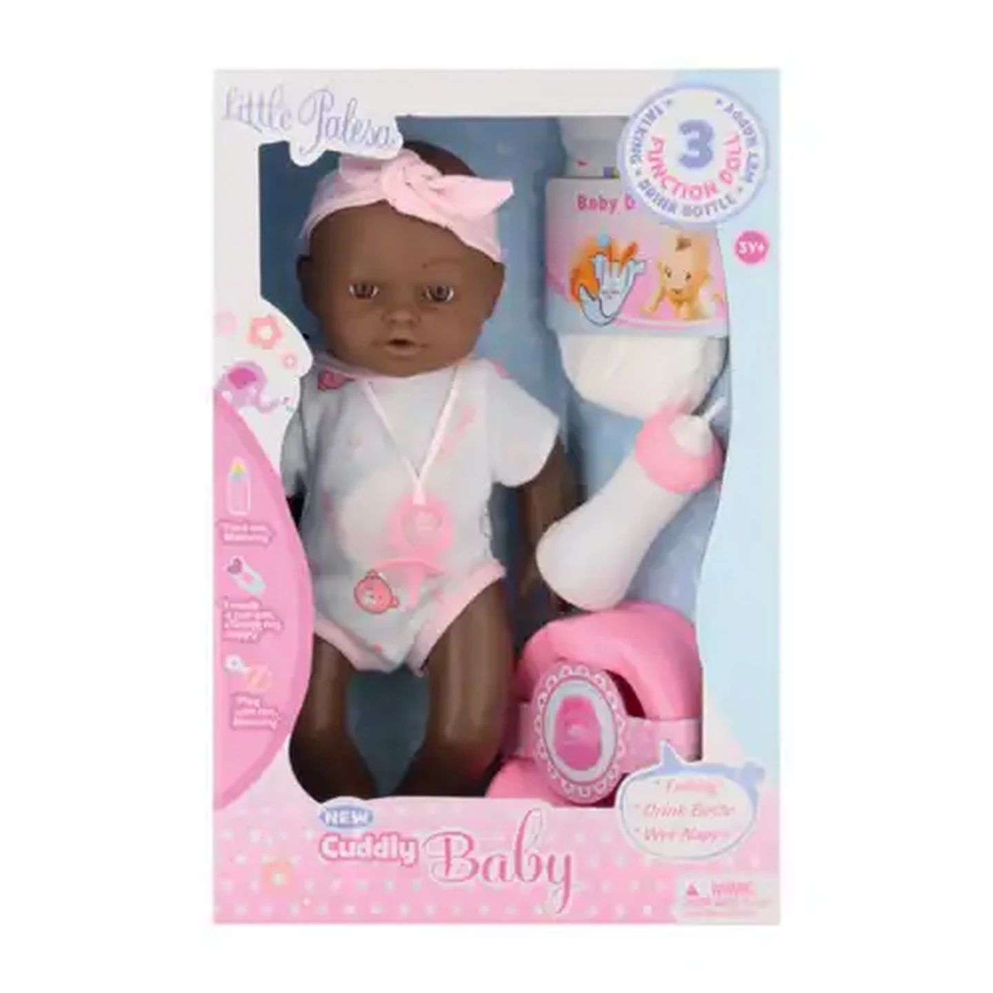 Image of Cuddly Baby Little Palesa Doll 5 Piece (Type May Vary)
