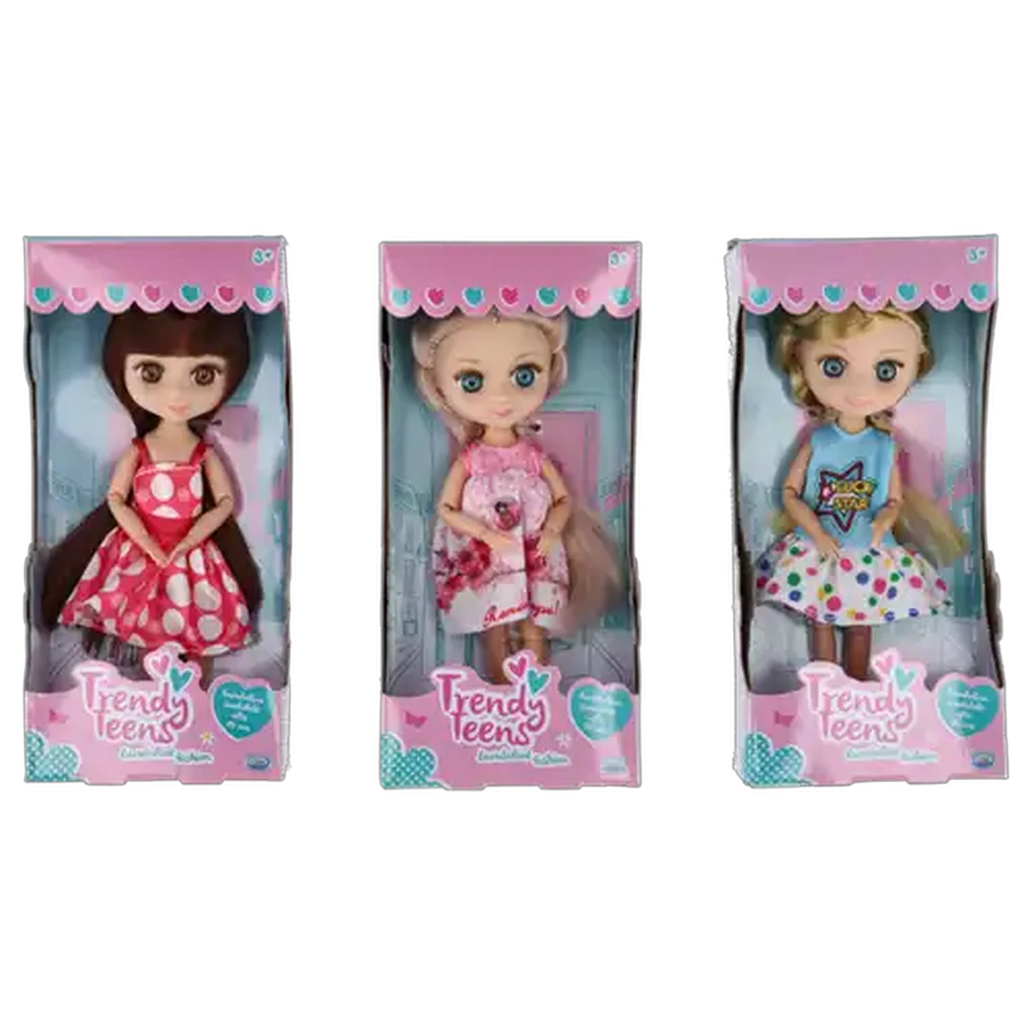 Image of Trendy Teens Fashion Doll 15cm (Type May Vary)