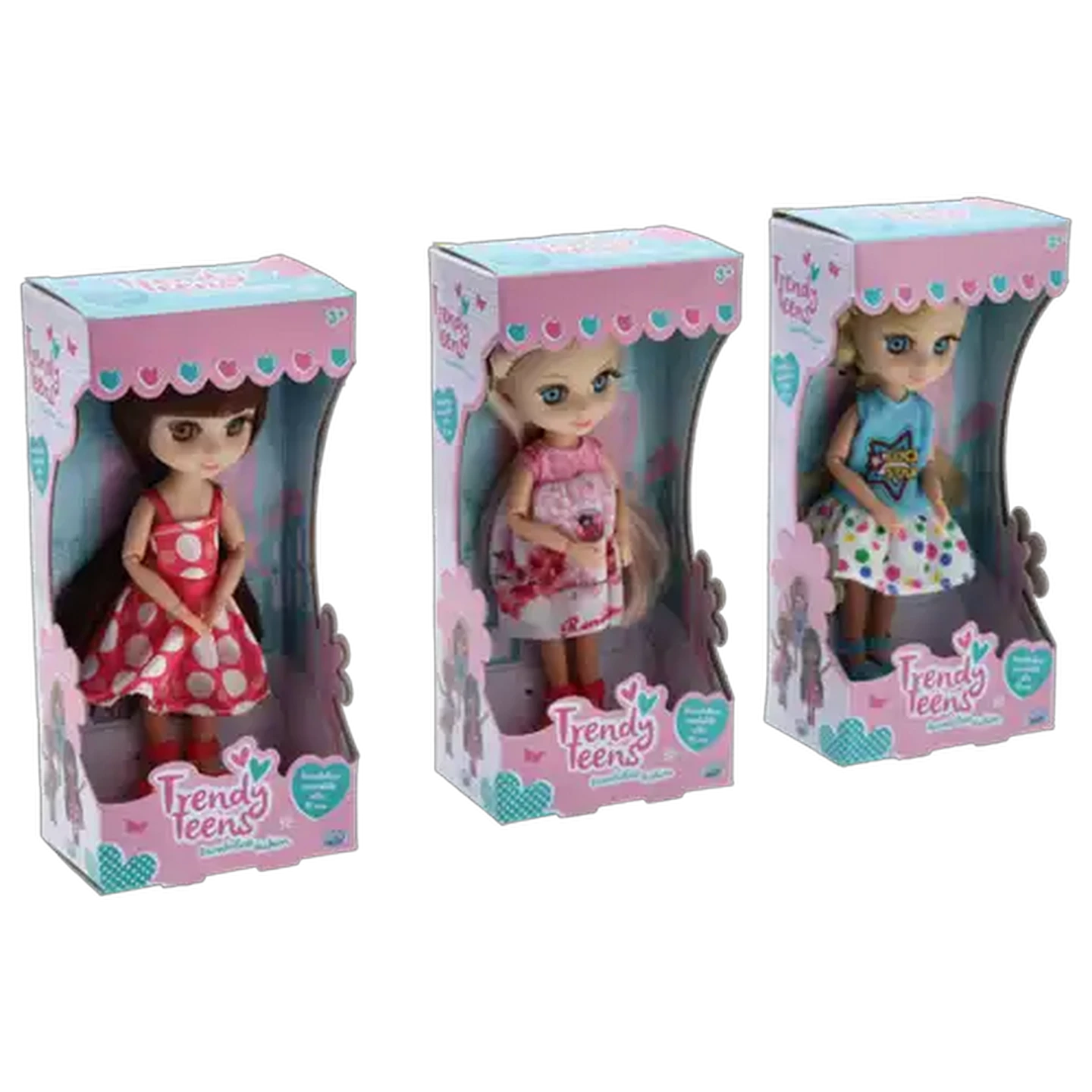 Image of Trendy Teens Fashion Doll 15cm (Type May Vary)