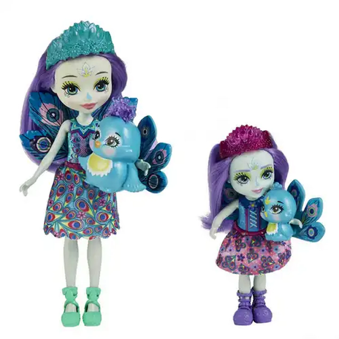 Image of Enchantimals Sister 2 Dolls With 2 Animal Figures And Accessories (Type May Vary)