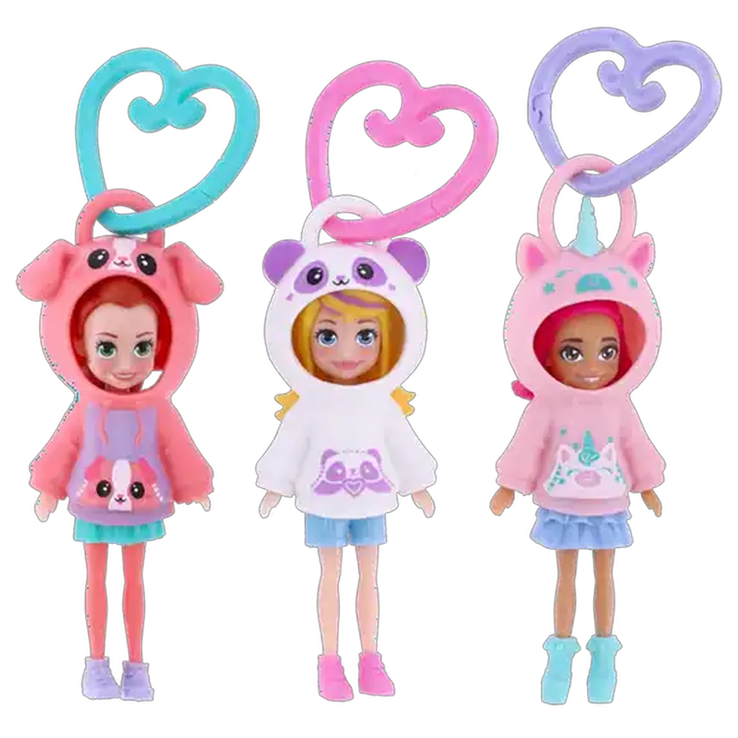 Image of Polly Pocket Hoodie Friend Clips (Type May Vary)