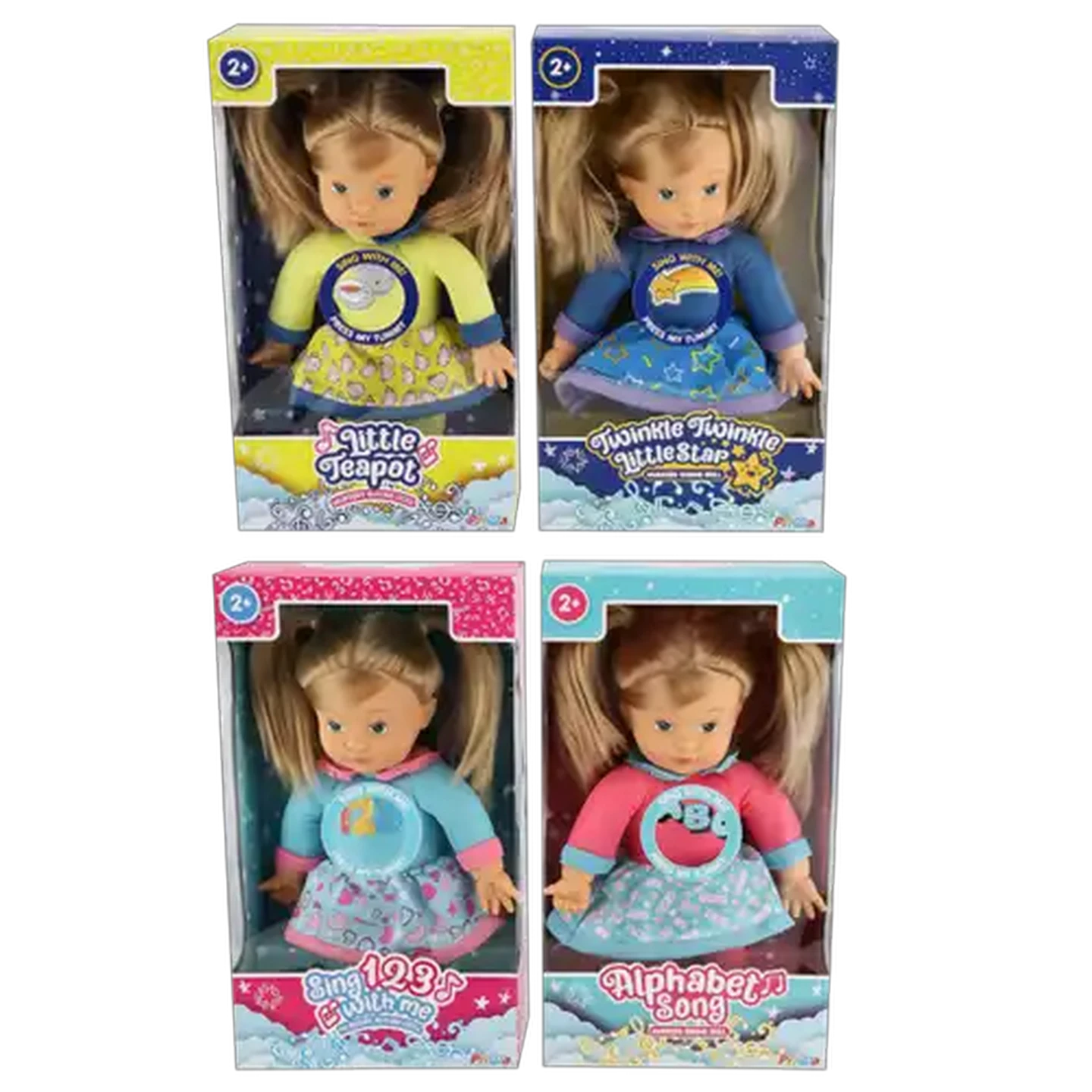 Image of Nursery Rhyme Singing Doll Box 32cm (Type May Vary)
