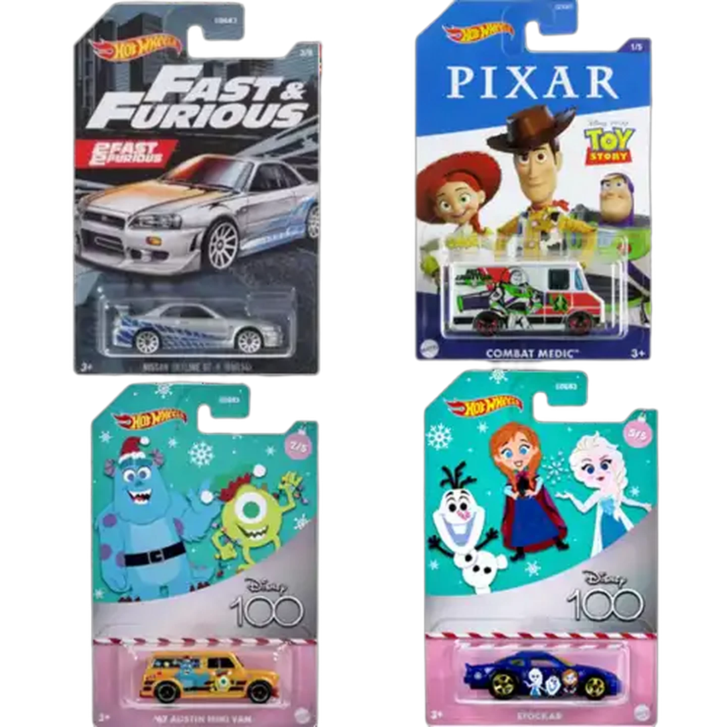 Image of Hot Wheels Entertainment-Themed 1:64 Scale Collectible Vehicle (Type May Vary)
