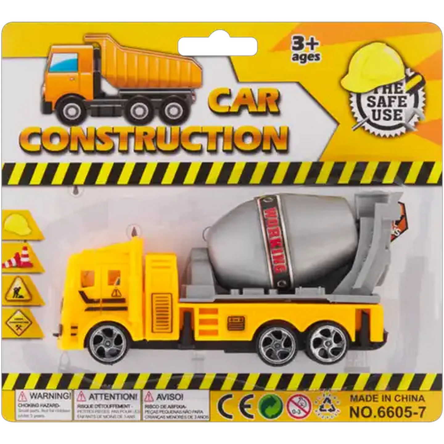 Image of Friction Toy Fire Truck 14cm (Type May Vary)