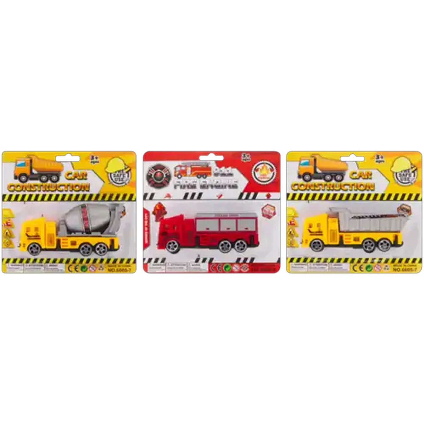 Image of Friction Toy Fire Truck 14cm (Type May Vary)