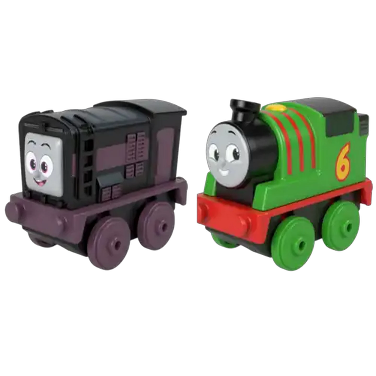 Image of Thomas & Friends Toy Trains Collection of Push-Along Plastic Engines for Preschool Kids Ages 3+ Years, Each Sold Separately (Styles May Vary)