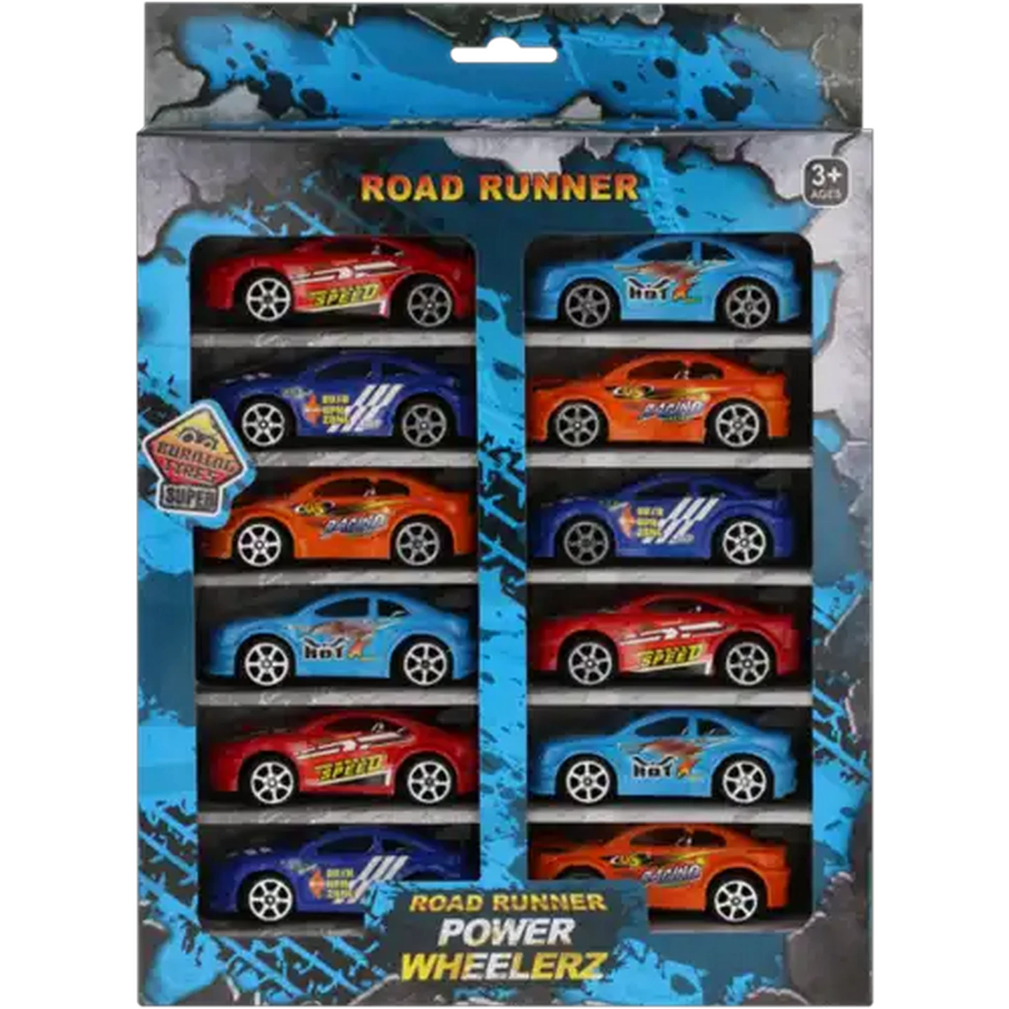 Image of Road Runner Power Wheelerz Car Set 12-Pack